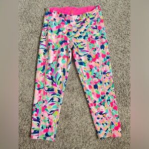 Lilly Pulitzer Luxletics Pink Multicolor Patterned Women’s Capri Leggings